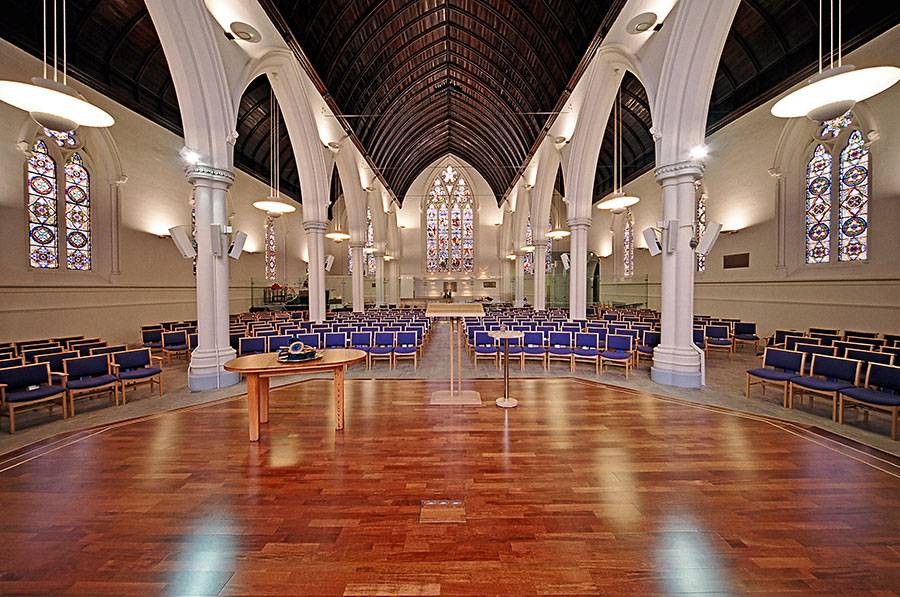 Inside Sandyford memorial church